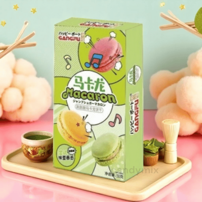 gangfu-macarons-matcha-popping-bonbons-50g-th-vert image 1