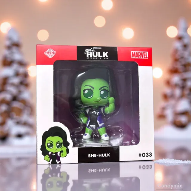 marvel-cosbaby-she-hulk-mini-figurine-collection image 1