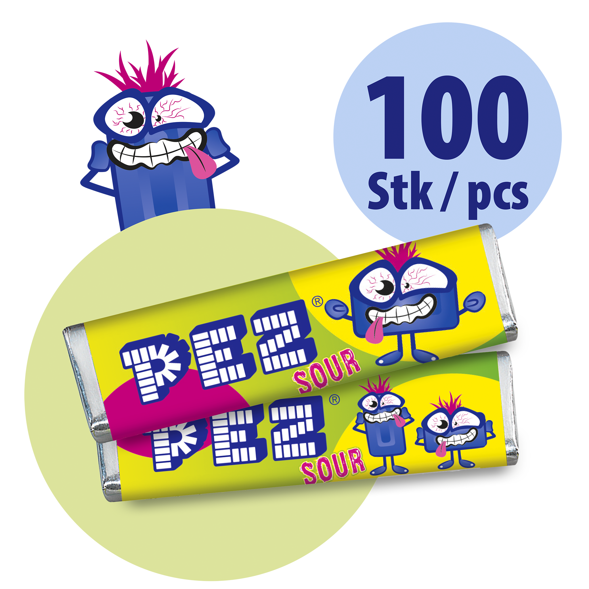 pez-candies-sour-recharges-bonbons-acidul-s-100-pcs image 1