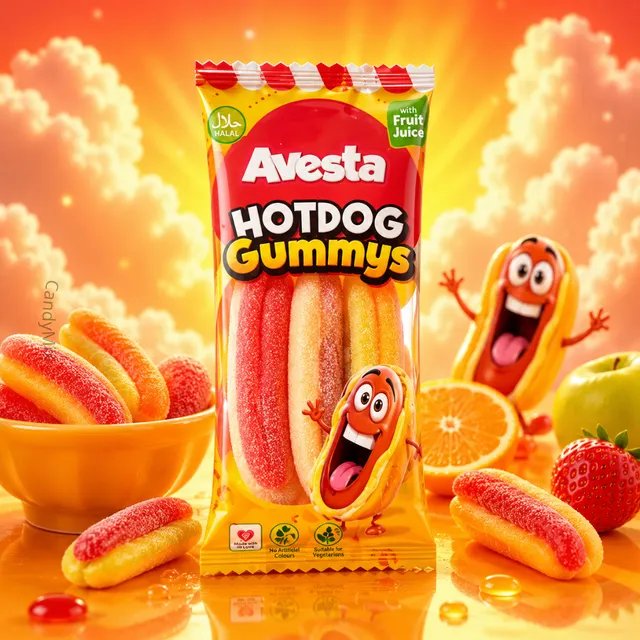 avesta-hotdog-gummy-bonbon-g-lifi-fruit-20g image 1
