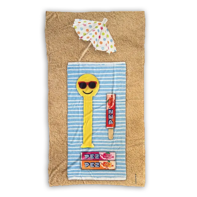 pez-fan-shop-serviette-plage-160x80-cm-logo image 1