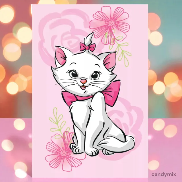 disney-marie-plaid-couverture-rose-140x100cm image 1