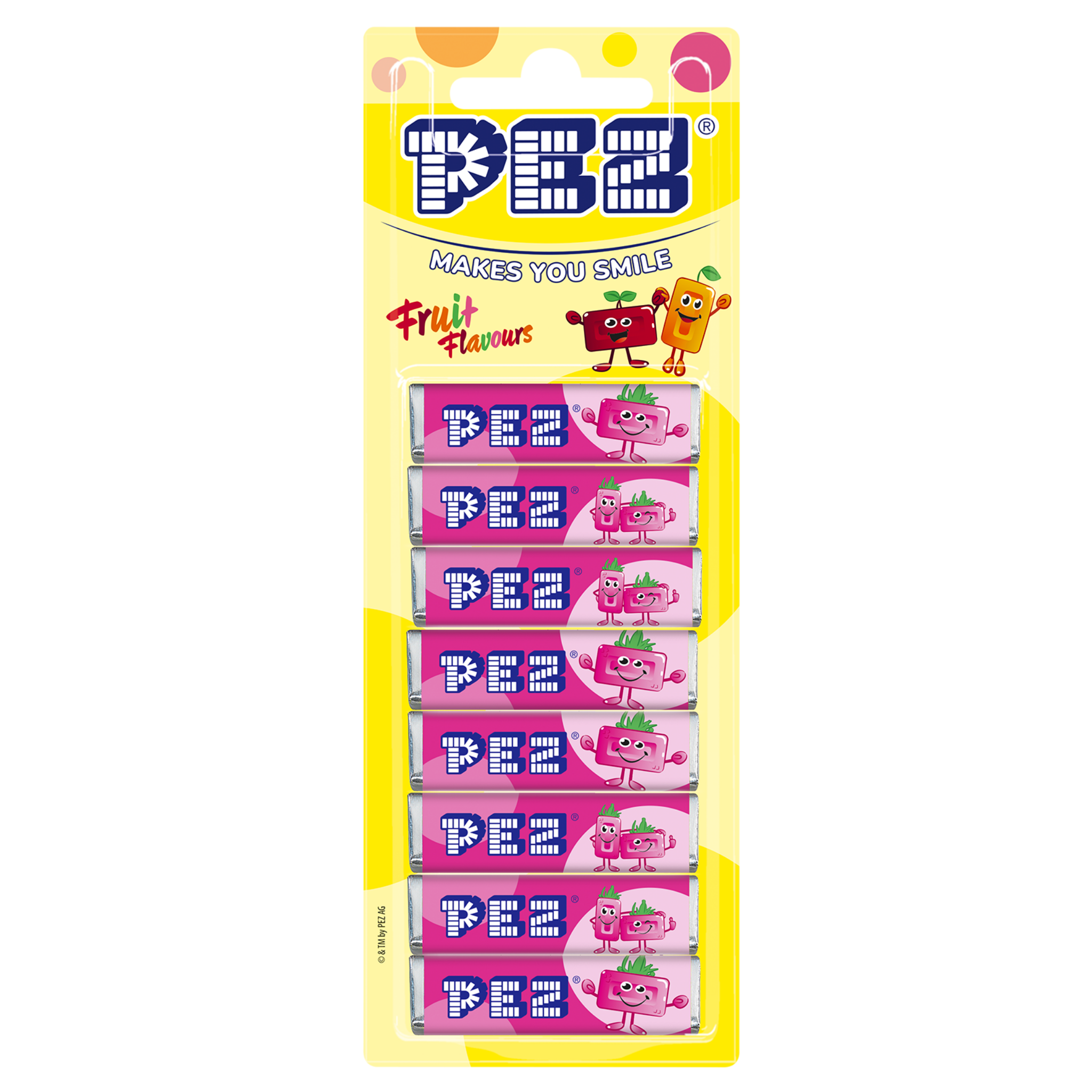 pez-candies-raspberry-bonbons-framboise-8-x-8-5-g image 1