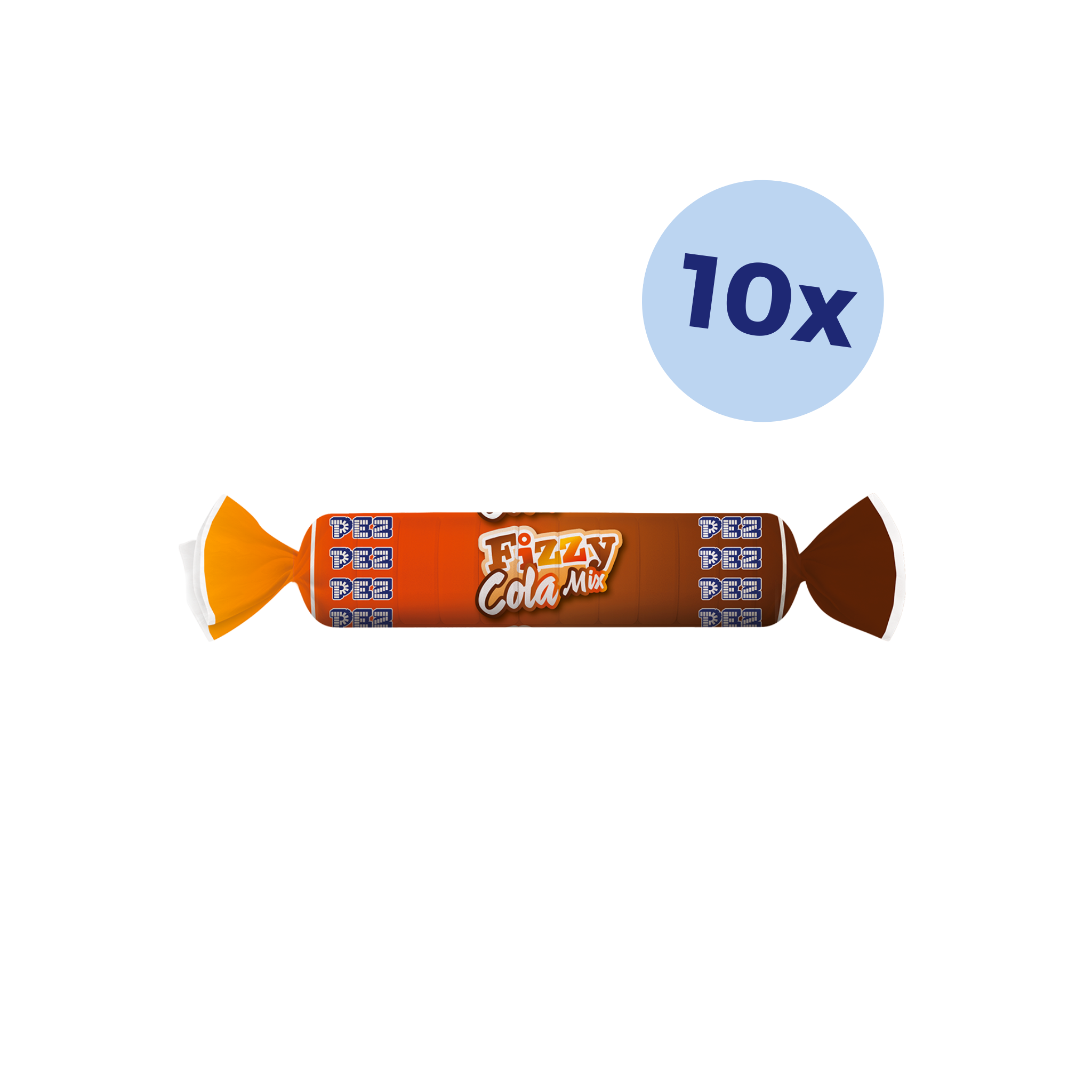 pez-cola-mix-fizzy-bonbons-rouleaux-10-x-6g image 2