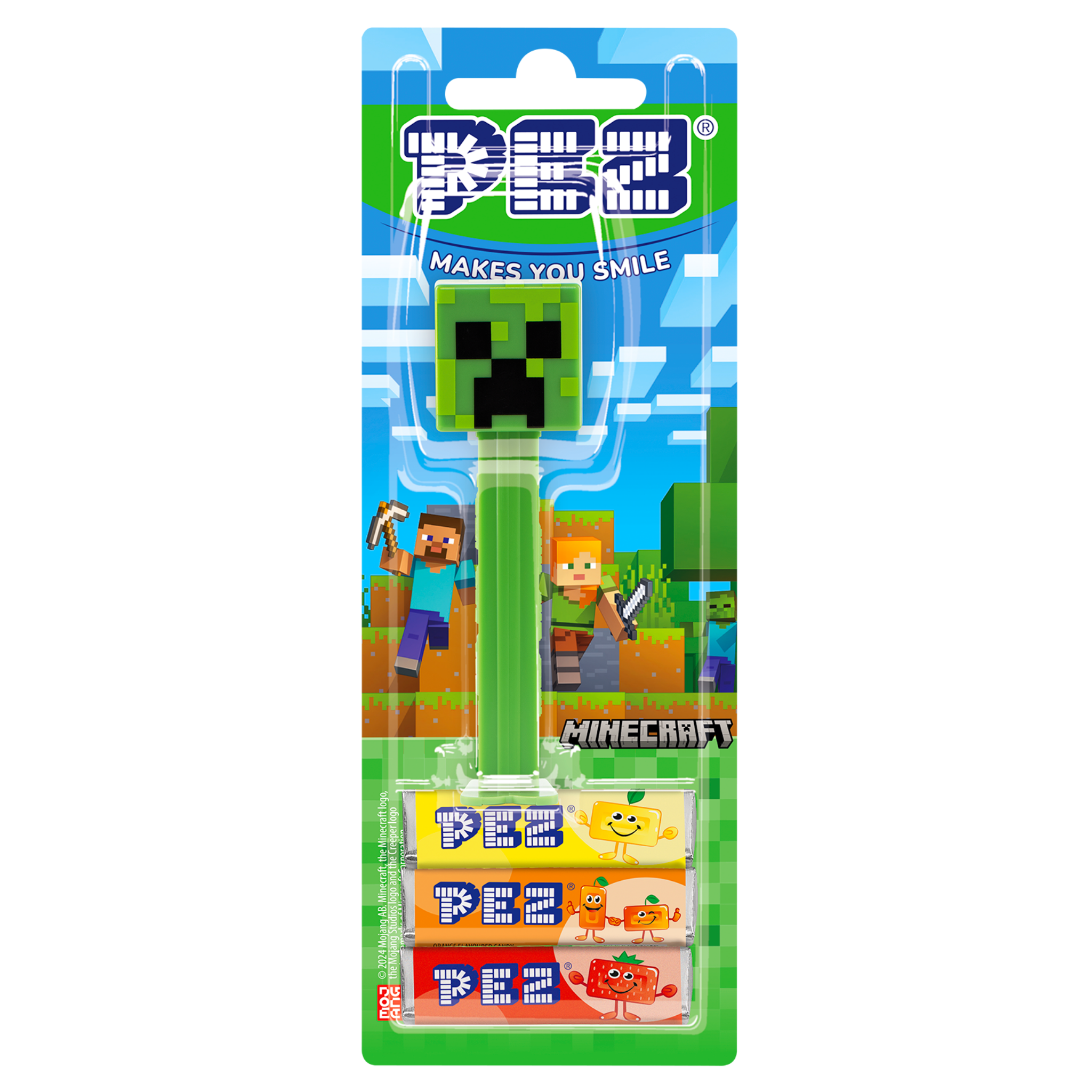 pez-dispensers-creeper-bonbons-fruits-citron-25-5g image 2