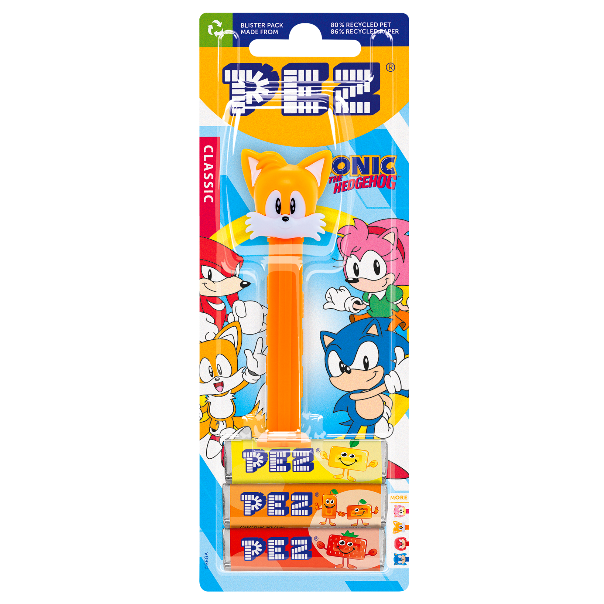 pez-dispensers-tails-distributeur-bonbons-citron-orange-fraise image 2