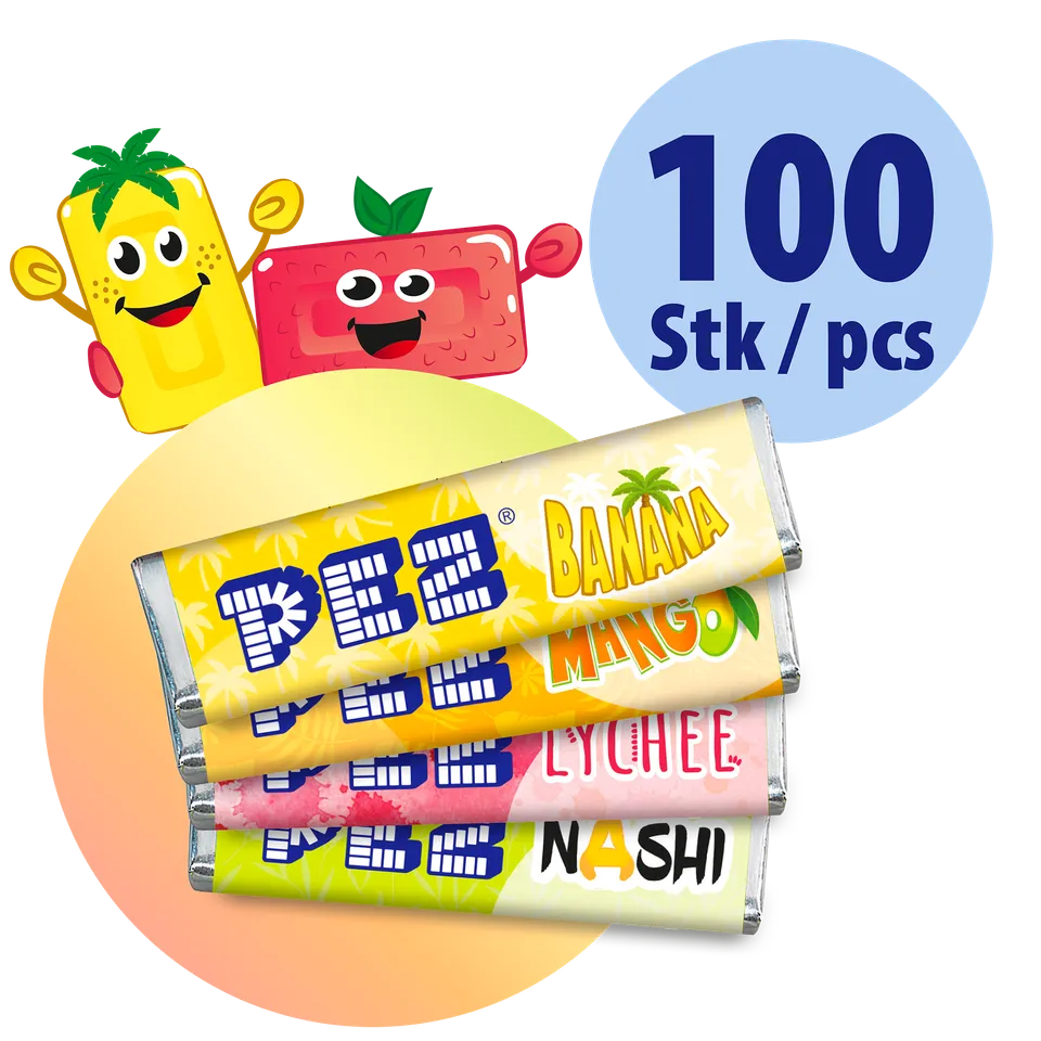 pez-candies-exotic-flavours-bonbons-exotiques-100-pcs-850g image 1