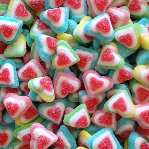 sweet-halal-vegan-en-vrac-coeur-3d-multicouleurs-bonbons-halal image 1