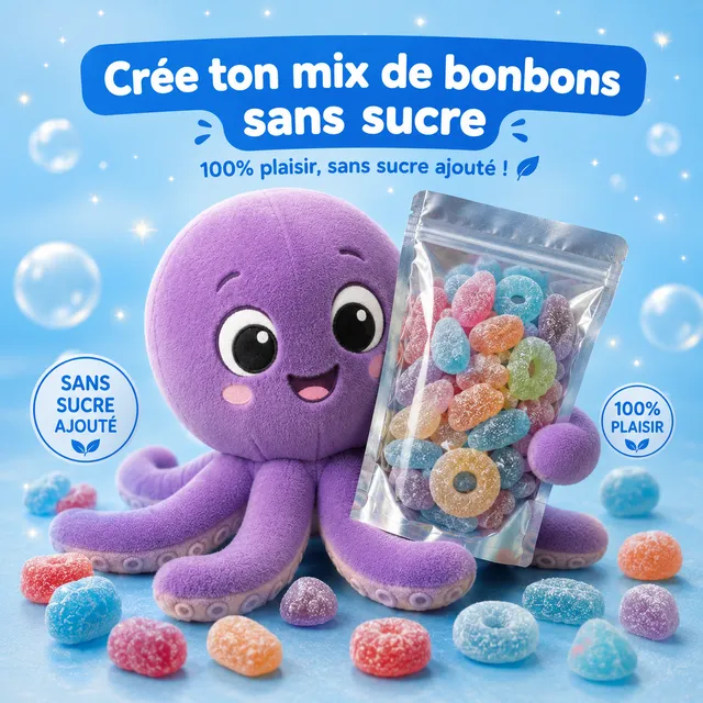 candymix-compose-ton-mix-pick-n-mix-sans-sucre-500g image 1