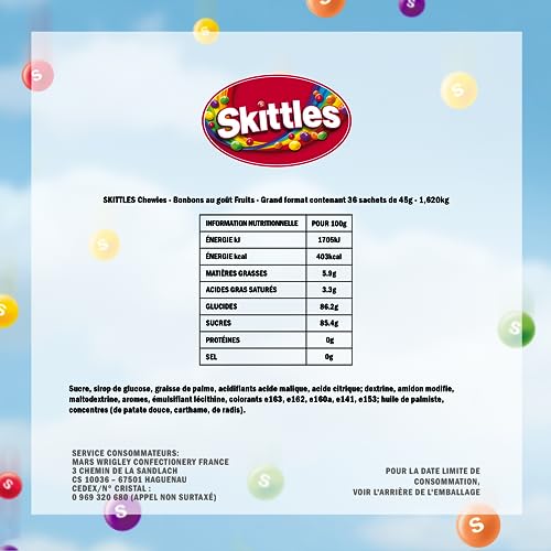 skittles-chewies-bonbons-fruits-moelleux-36-sachets-x-45g image 8