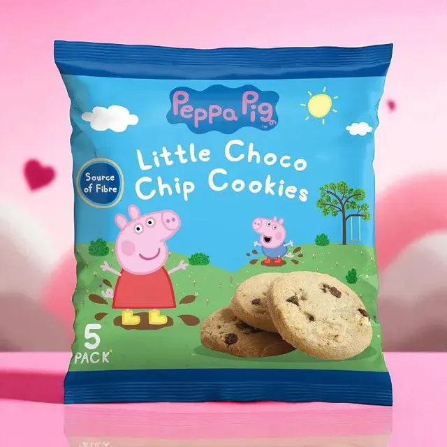 peppa-pig-mini-cookies-choco-chip-biscuits-5x20g-p-pites-chocolat image 1