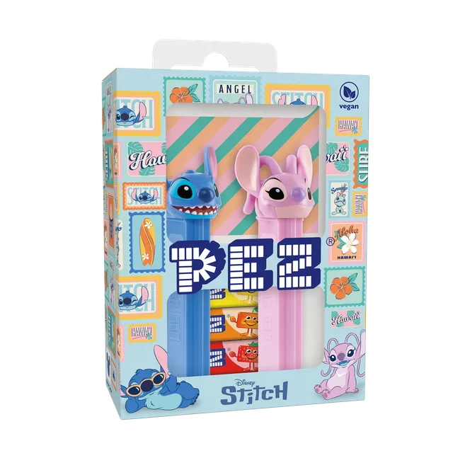 pez-gift-sets-stitch-coffret-2-distributeurs-bonbons image 1