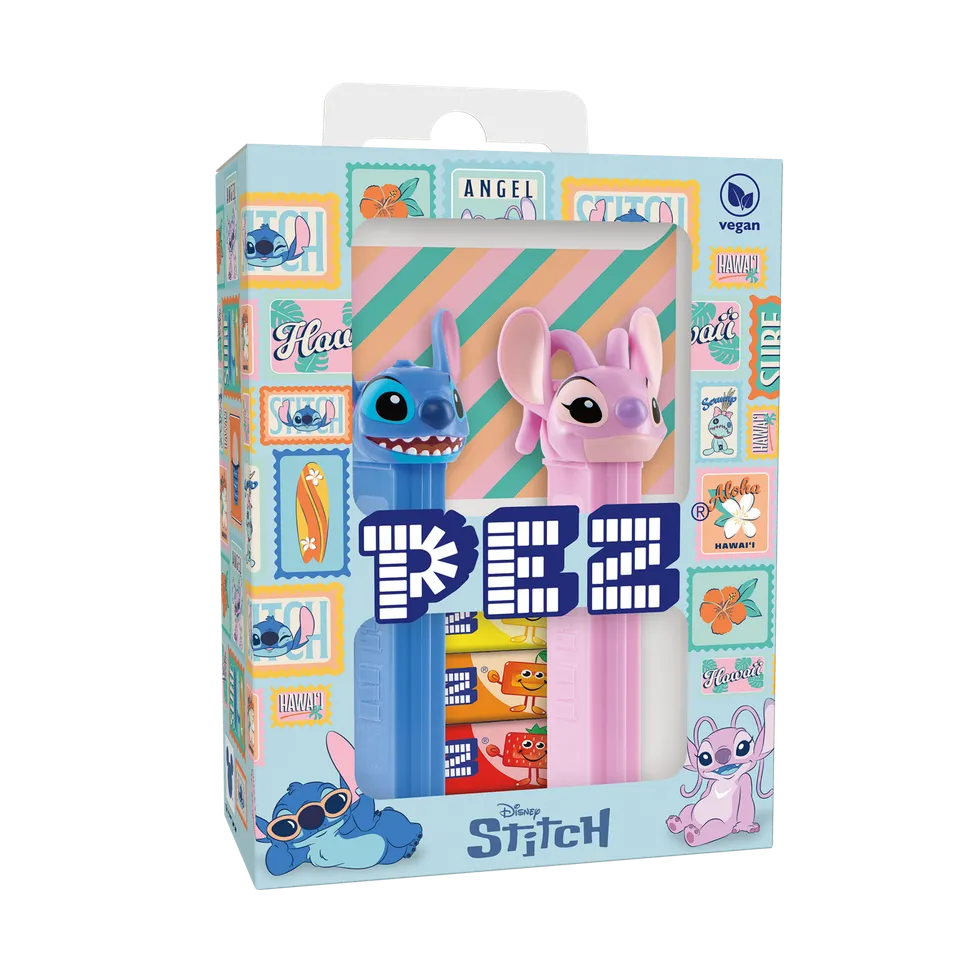 pez-gift-sets-stitch-coffret-2-distributeurs-bonbons image 1