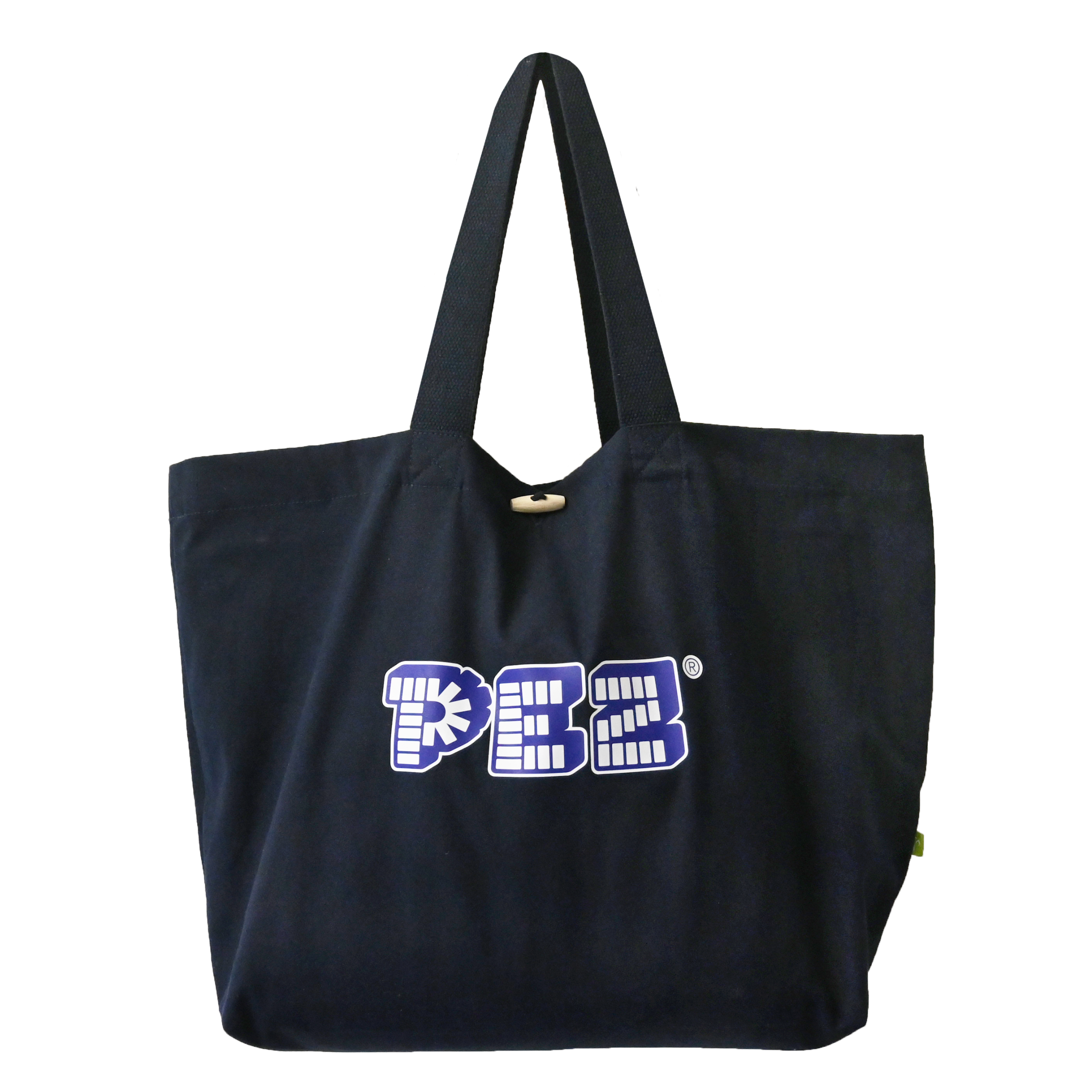 pez-fan-shop-tote-bag-bleu-logo-sac-coton-30-litres image 1