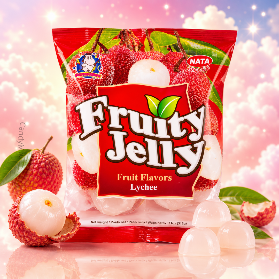 candymix-jelly-cup-nata-de-coco-gel-e-litchi-312g image 1
