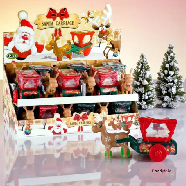 santa-s-carriage-tra-neau-no-l-bonbons-fraise-5g image 1
