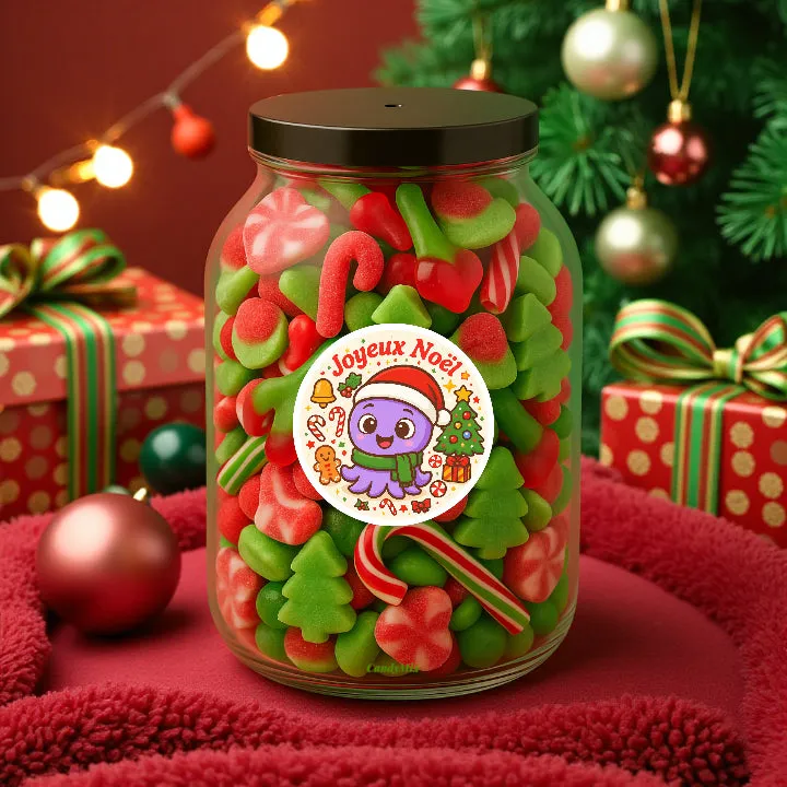 candymix-bonbonni-re-rouge-et-verte-bonbons-no-l-2-5kg image 1