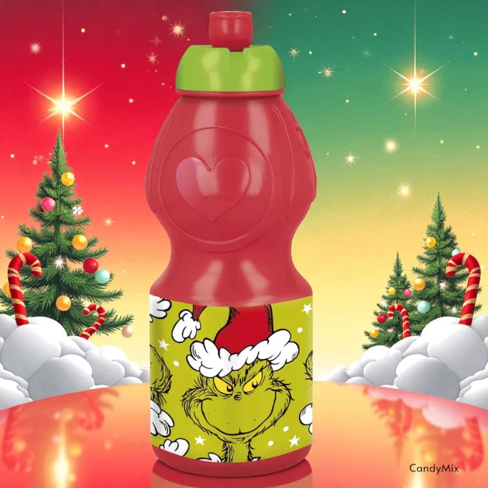 grinch-gourde-plastique-400ml-sans-bpa-motif-no-l image 1