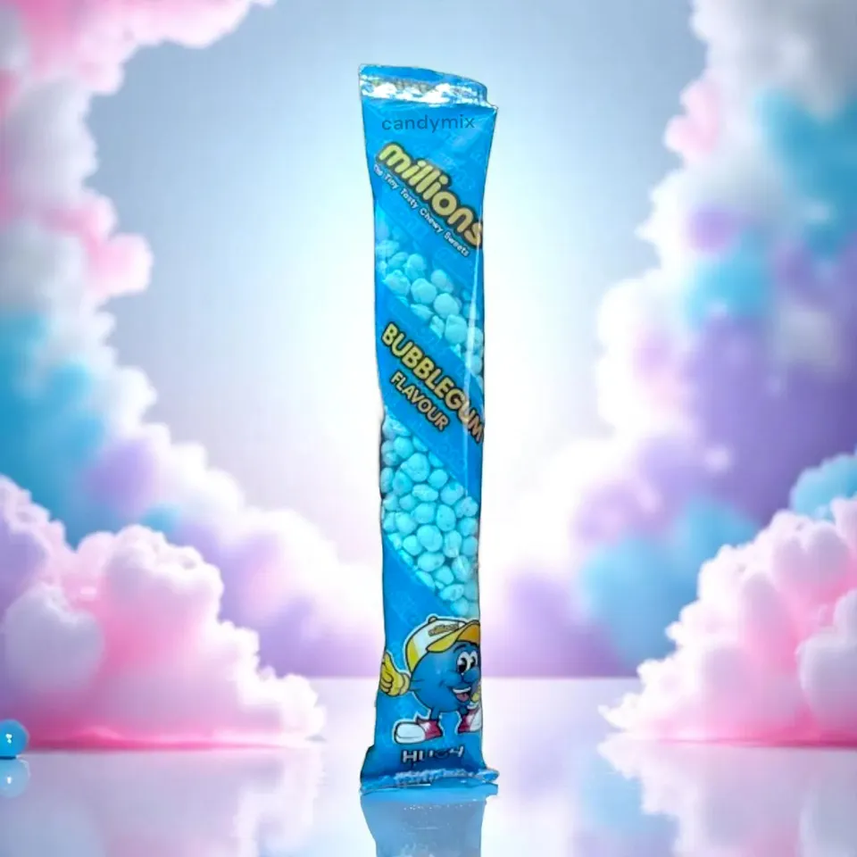 millions-bubblegum-tube-bonbon-bille-chewing-gum-55g image 1