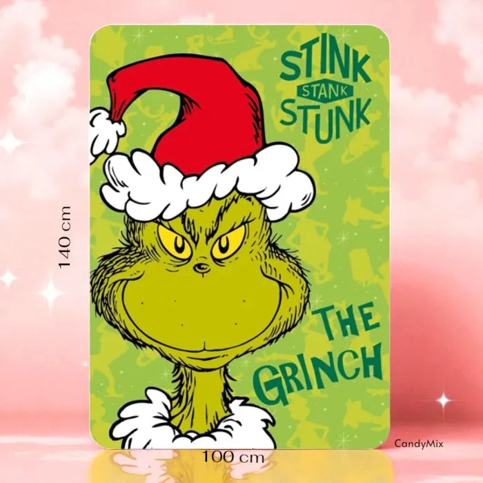 grinch-plaid-couverture-no-l-douce-140x100cm-polyester image 1