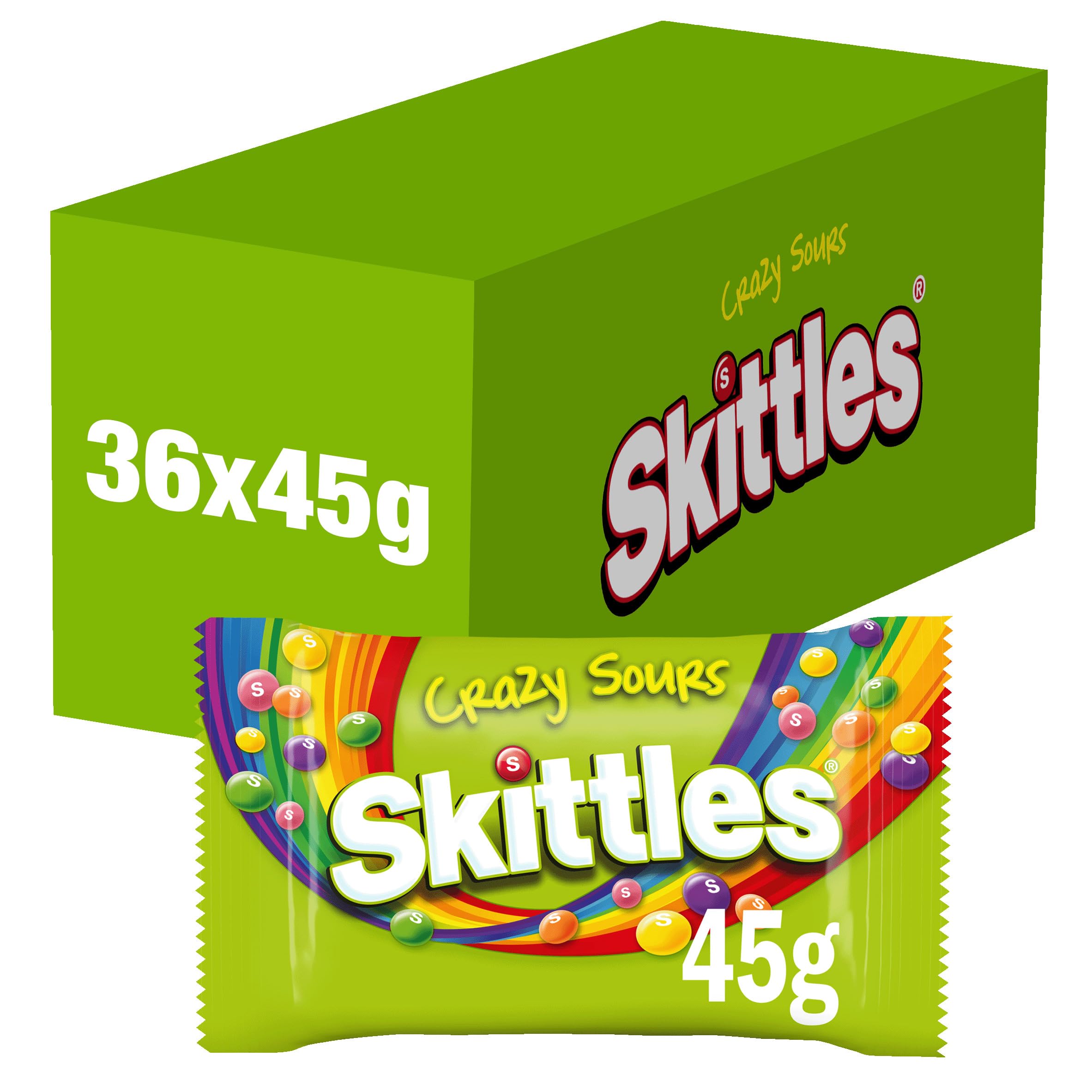 skittles-crazy-sours-bonbons-fruits-acidul-s-36x45g image 1