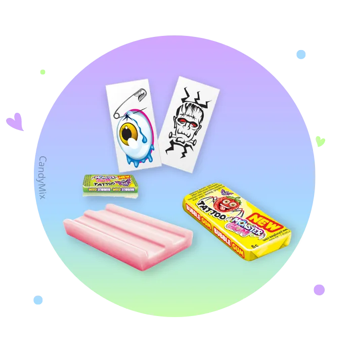 johnny-bee-monster-gum-chewing-gum-tutti-frutti-5g image 1