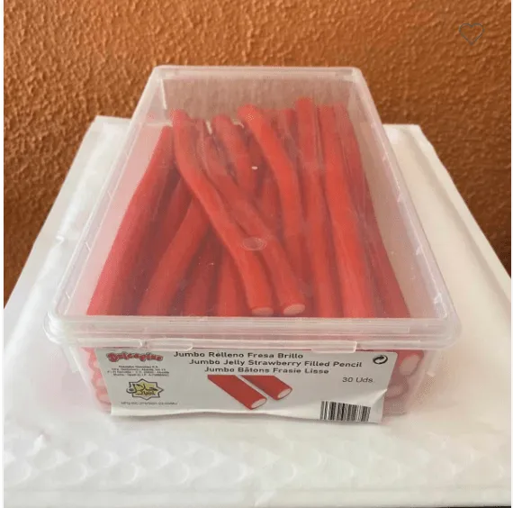 sweet-halal-vegan-emball-s-jumbo-lisse-fraise-x30-bonbon-fraise image 1