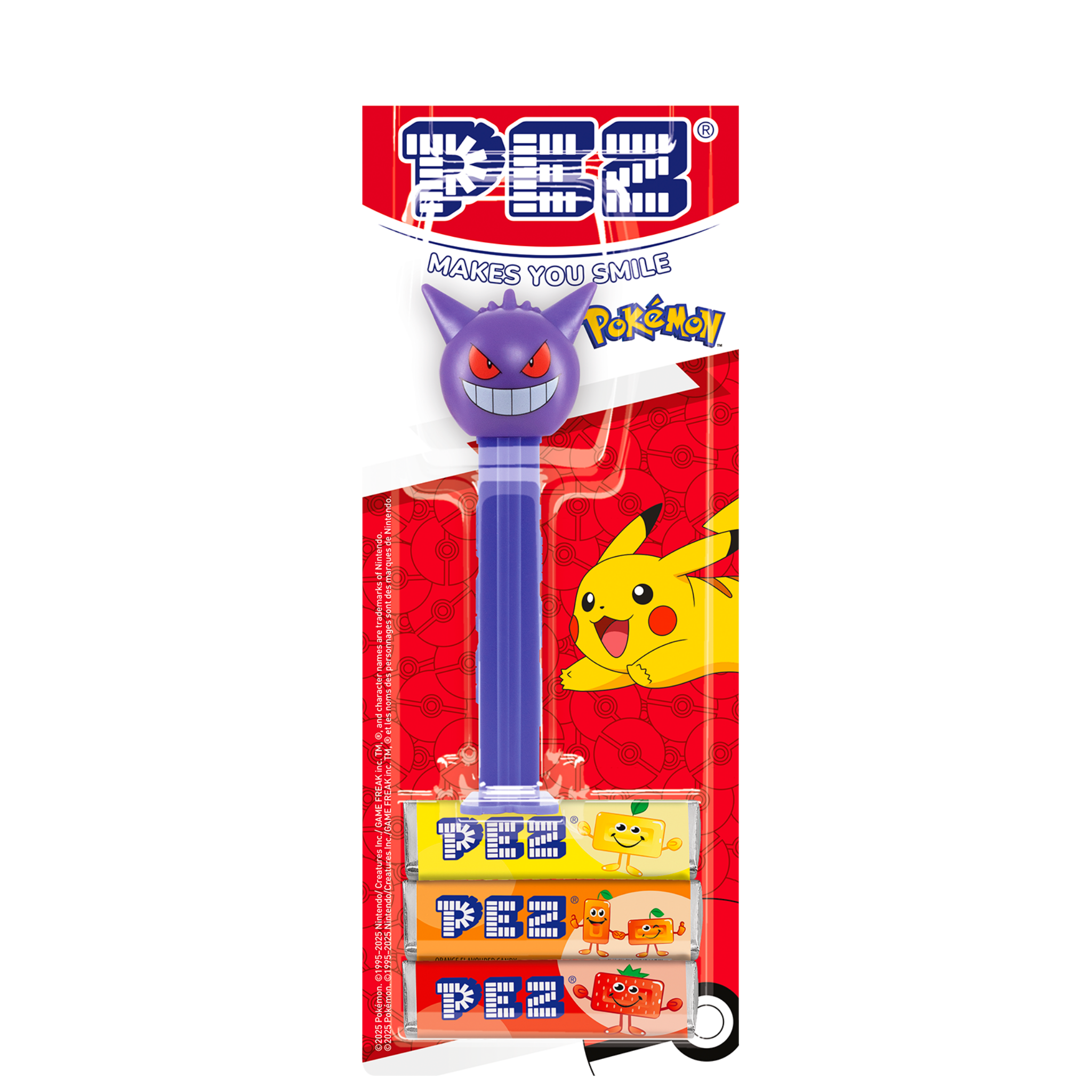 pez-dispenser-gengar-distributeur-pok-mon-3-bonbons-fruits image 2