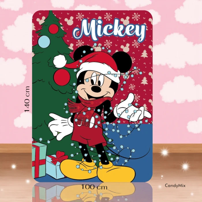 disney-mickey-no-l-plaid-guirlande-140x100cm-polyester image 1