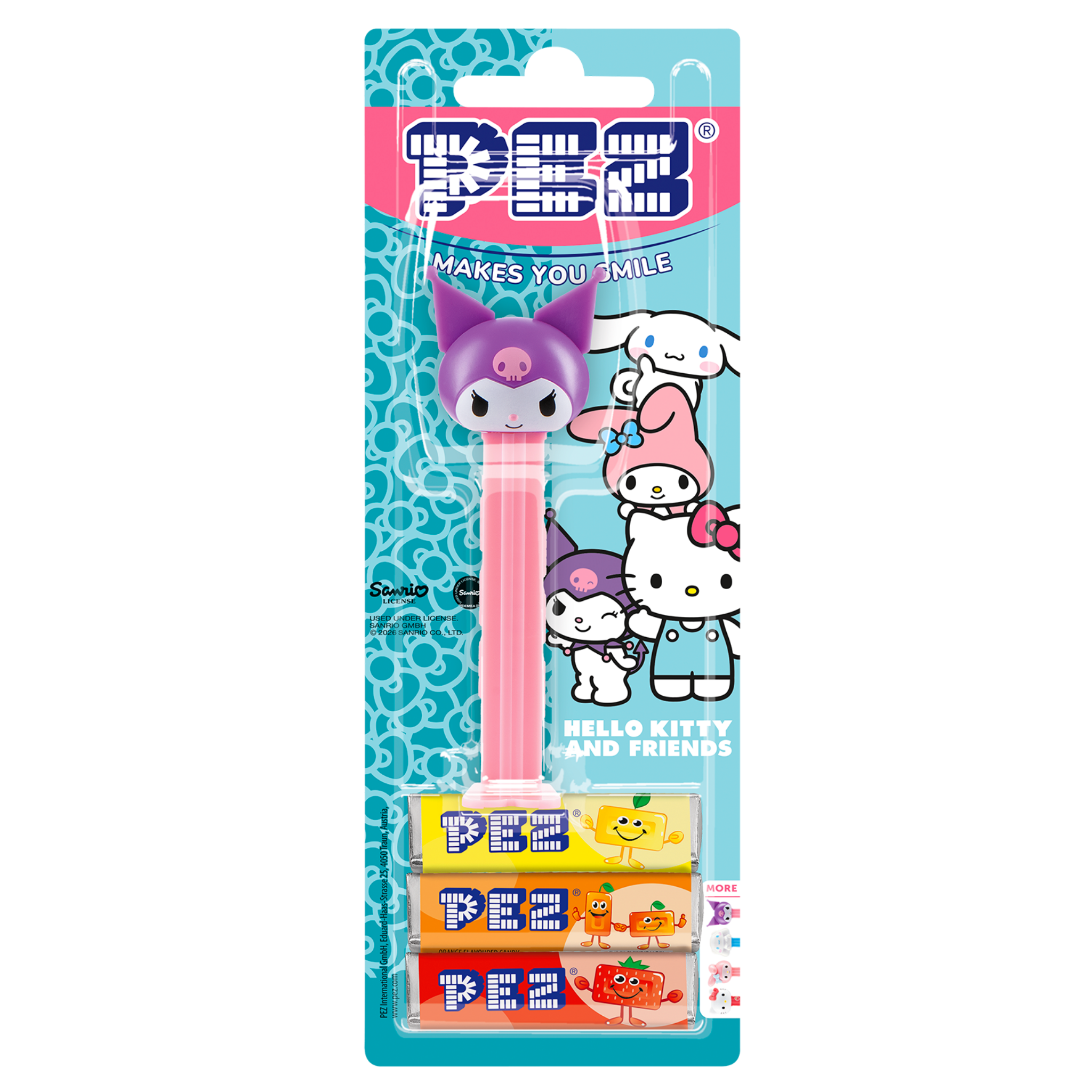pez-dispensers-kuromi-violet-distributeur-bonbons-hello-kitty image 2
