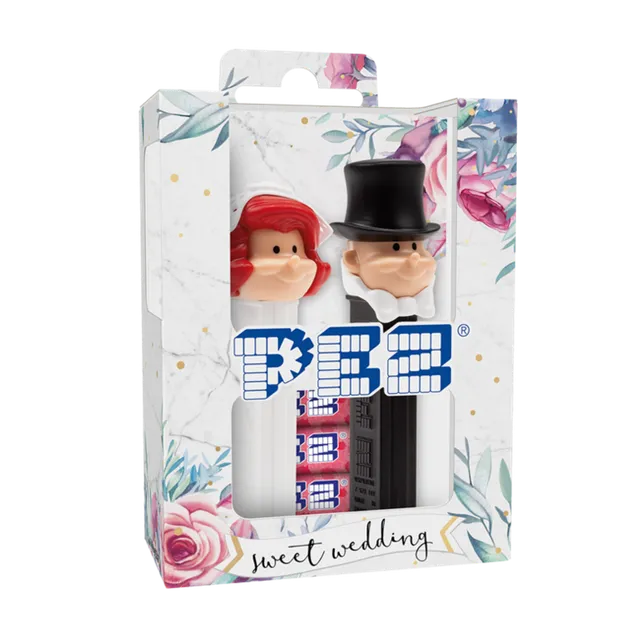pez-gift-sets-couple-mari-s-bonbons-mari-e-rousse-34g image 1