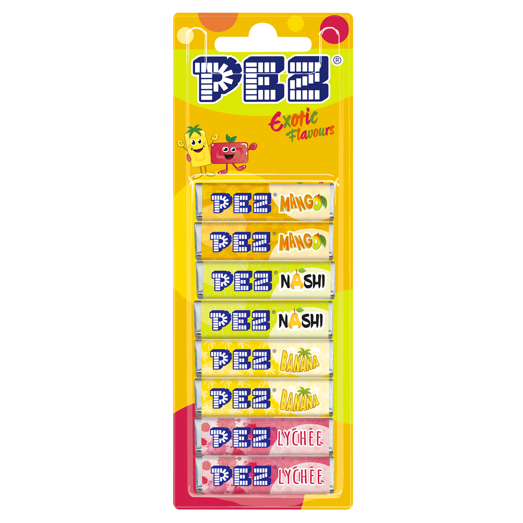 pez-pez-candies-exotic-flavours-bonbons-8-x-8-5g image 1