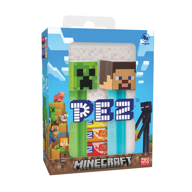 pez-minecraft-coffret-2-distributeurs-bonbons-34g image 1