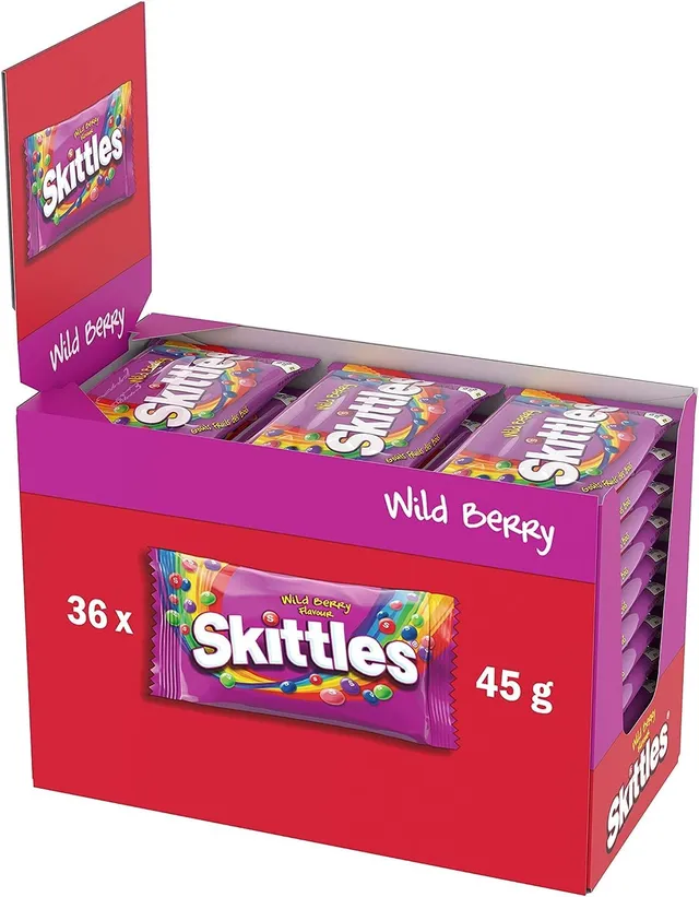 skittles-wild-berry-bonbons-fruits-des-bois-36x45g image 1