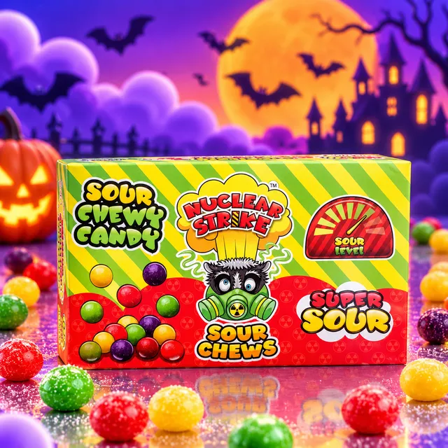 candymix-nuclear-strike-bonbon-acide-m-cher-60g-sour-chews image 1