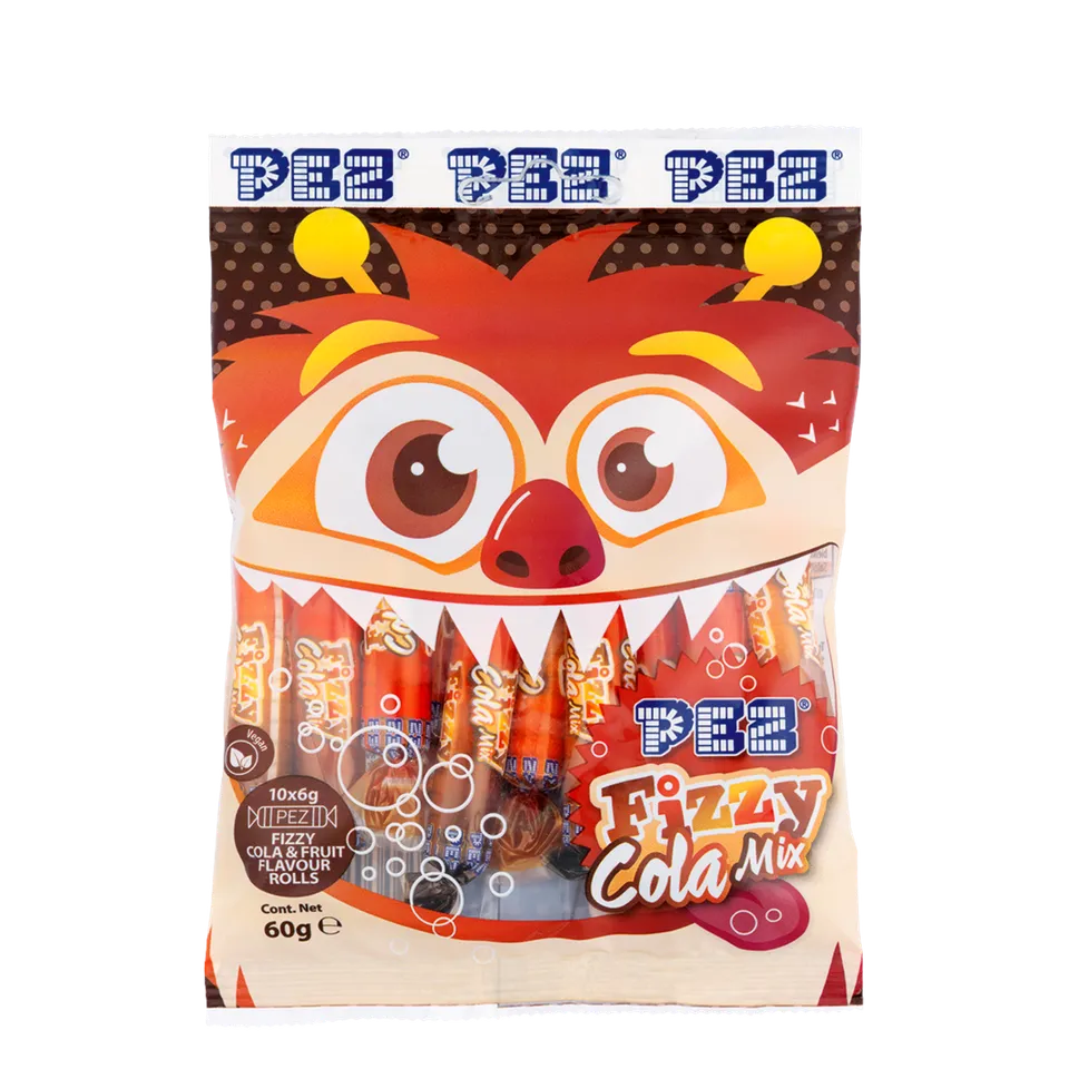 pez-cola-mix-fizzy-bonbons-rouleaux-10-x-6g image 1