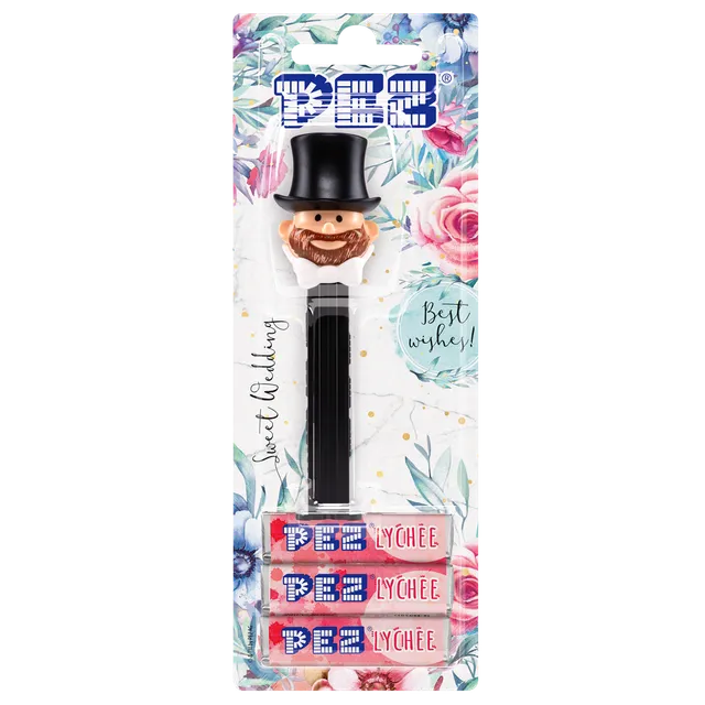 pez-dispensers-groom-barbu-distributeur-bonbons-litchi image 1