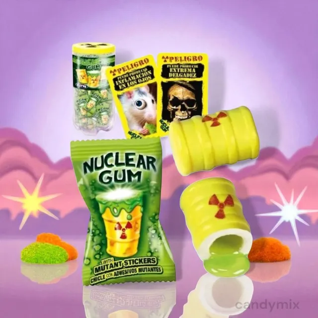 toxic-waste-nuclear-chewing-gum-acide-lot-5x16g-d-fi image 1