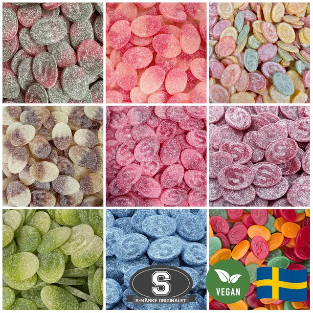 s-marke-bonbons-su-dois-acidul-s-assortiment-fruits-vegan-500g image 1