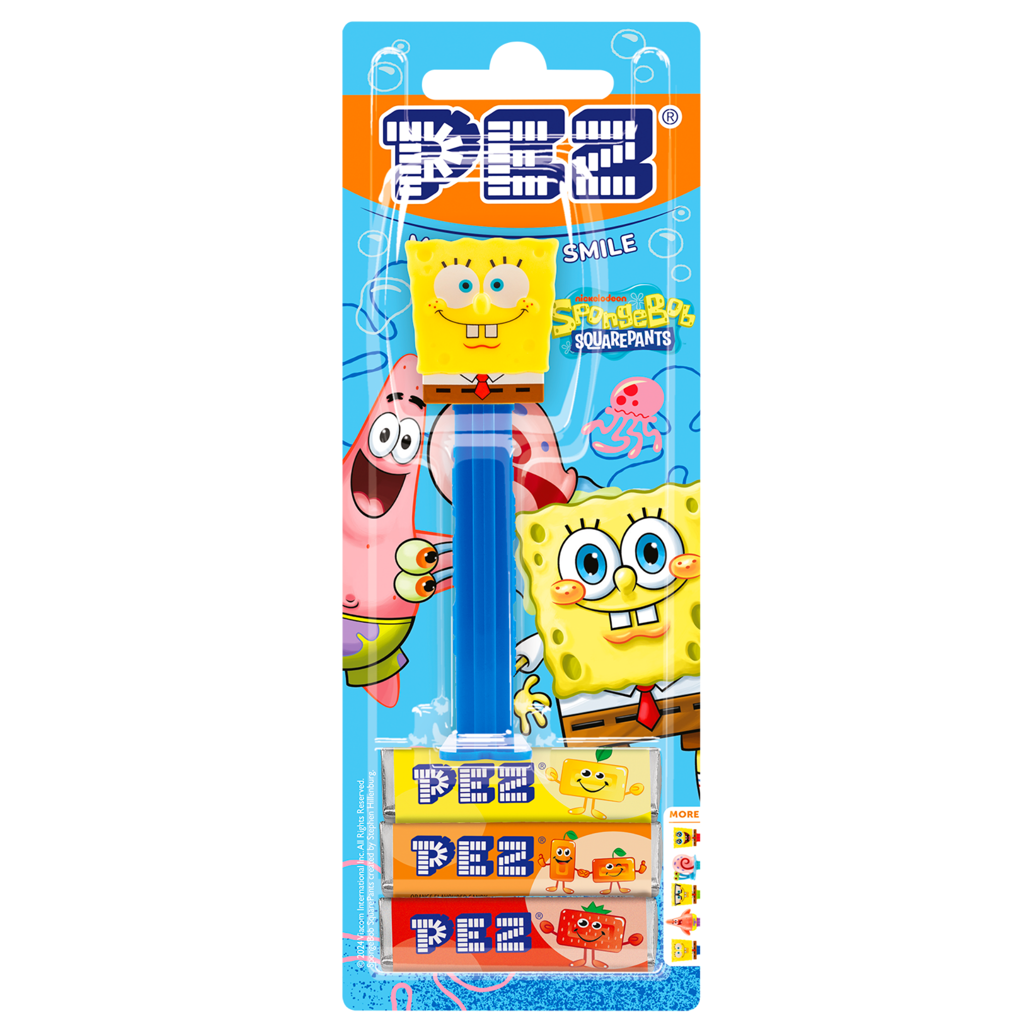 pez-dispensers-bob-l-ponge-spongebob-smiling-bonbons image 2