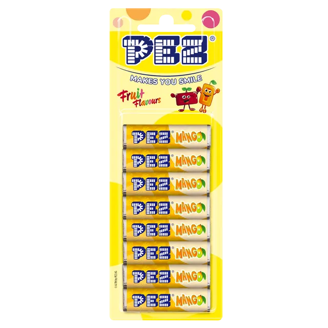 pez-candies-mango-bonbons-recharge-mangue-8-x-8-5g image 1