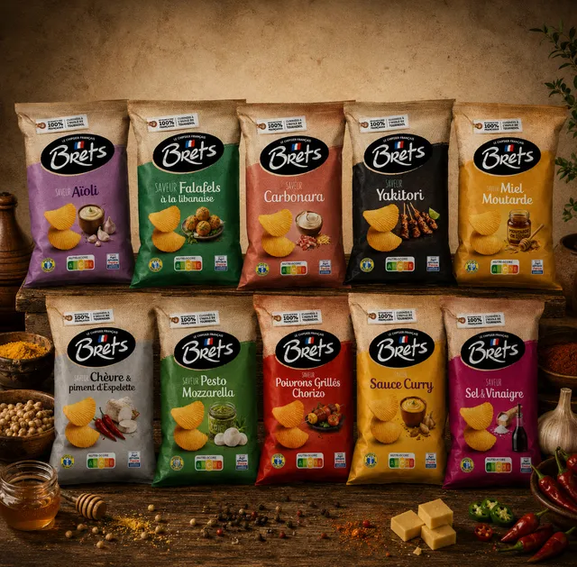 bret-s-best-seller-pack-chips-9-saveurs-assortiment image 1