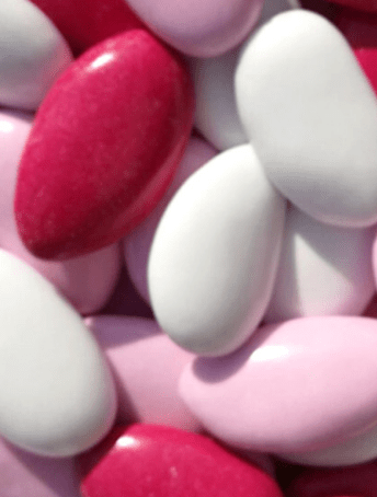 sweet-halal-vegan-drag-e-amande-bordeaux-rose-blanc-mariage image 1