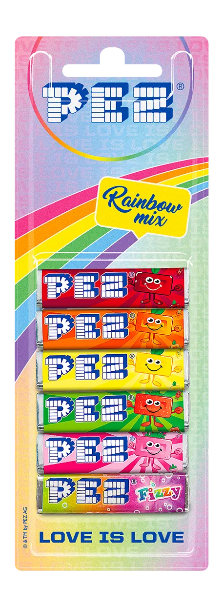 pez-candies-rainbow-mix-bonbons-fruit-s-6-x-8-5g image 1