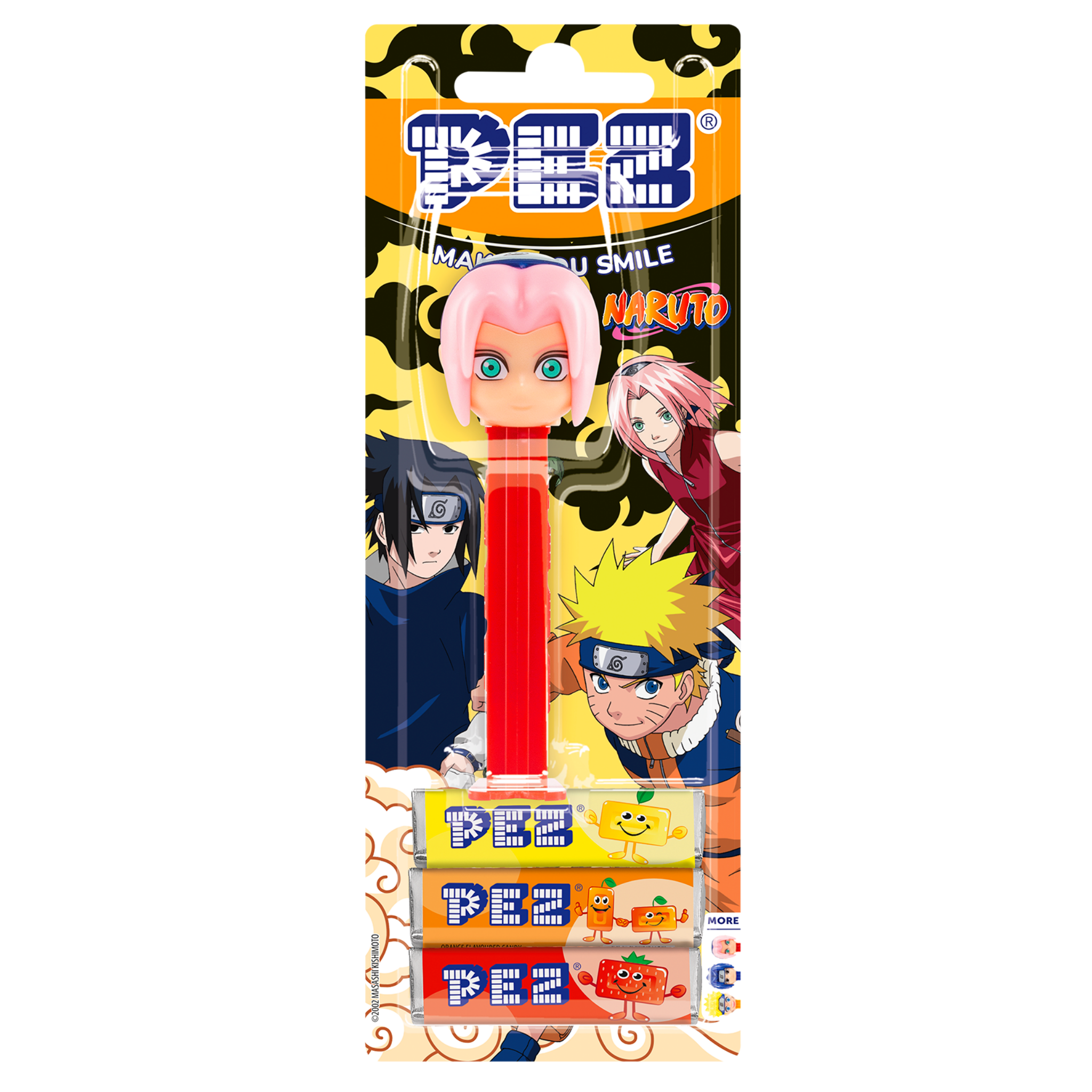 pez-sakura-distributeur-bonbons-citron-orange-fraise-25-5g image 2