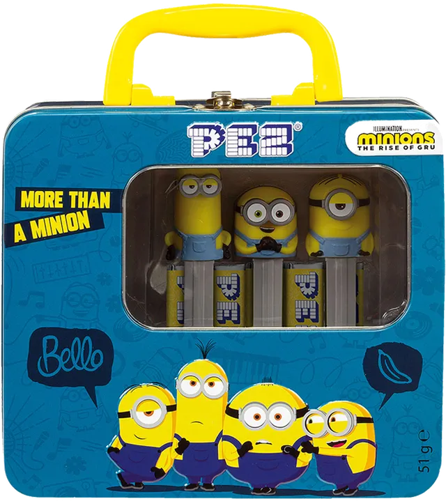 pez-candies-minions-bo-te-m-tal-3-distributeurs-51-g image 1