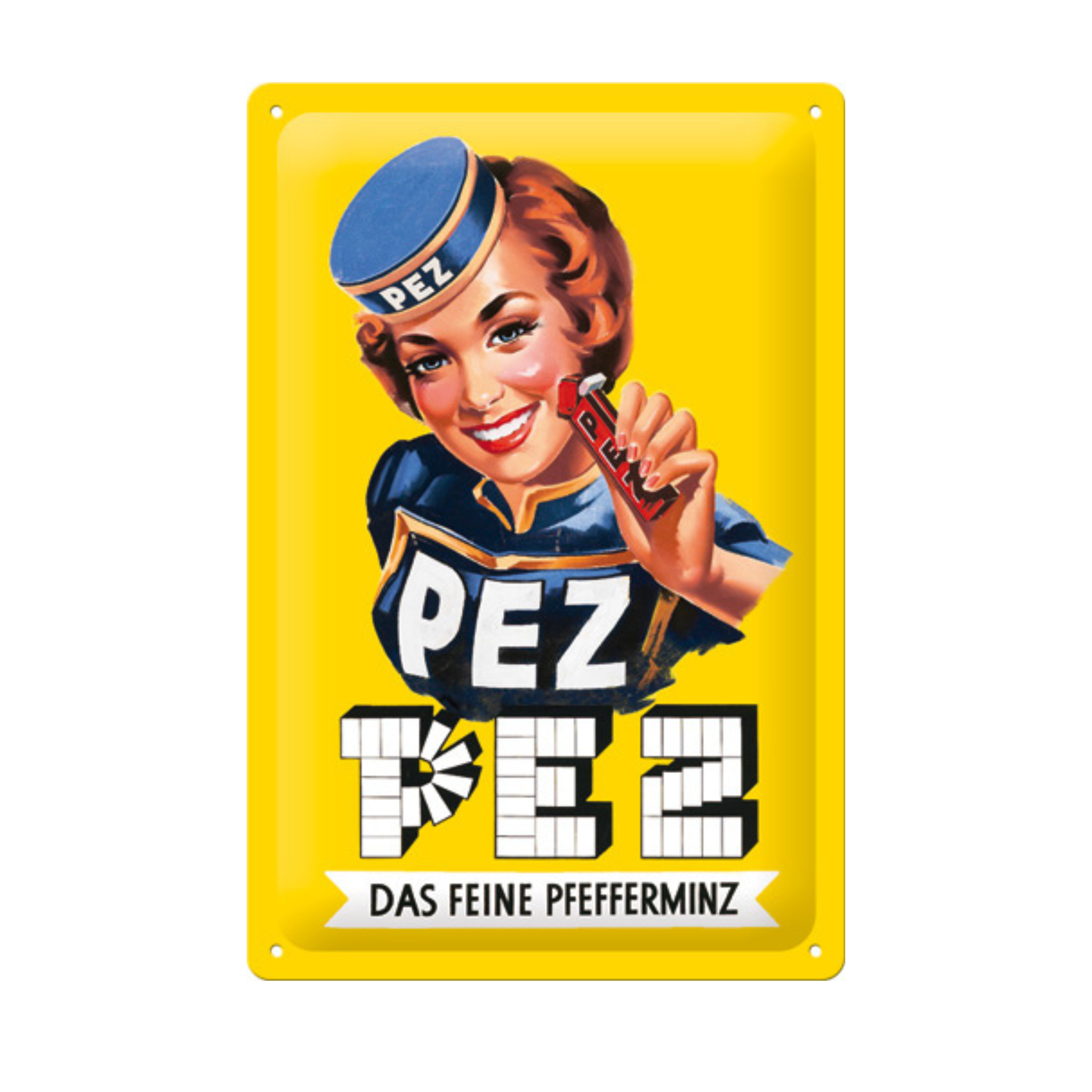 pez-fan-shop-plaque-m-tal-menthe-20x30-cm-d-co image 1