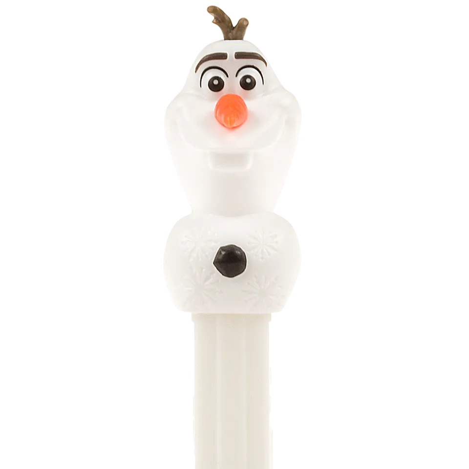 pez-dispensers-reine-des-neiges-olaf-bonbons-fruit-s image 1