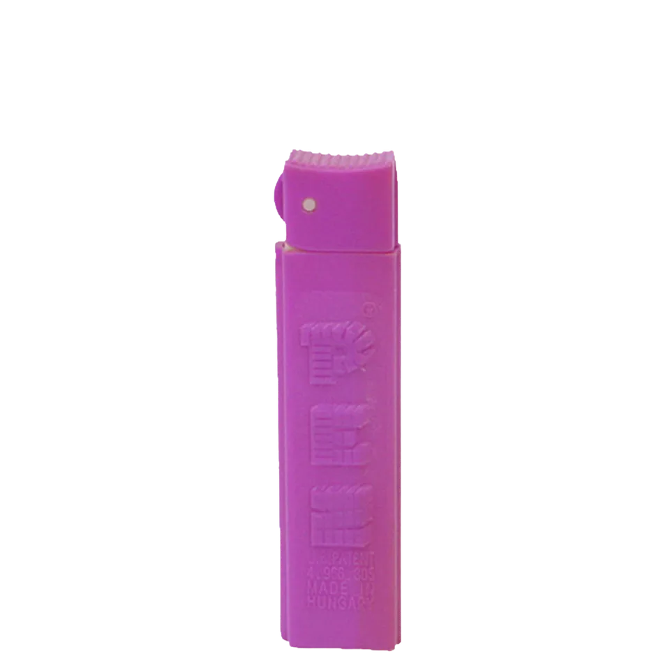 pez-retro-purple-distributeur-violet-2-bonbons-menthe image 1
