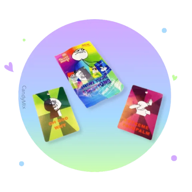 candymix-meme-card-carte-collection-al-atoire-motions image 1